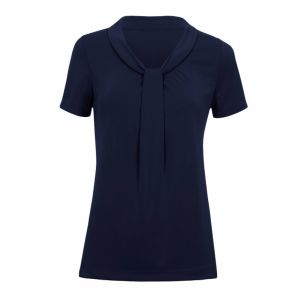 Ladies Pippa Knit - Short Sleeve - Navy