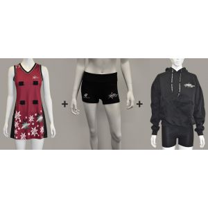 ALINE DRESS, HOTPANTS  AND HOODIE BUNDLE