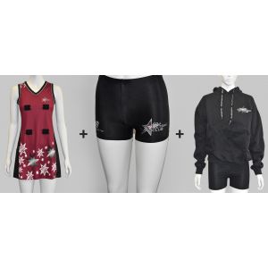 ALINE DRESS , BOY LEG BRIEF AND HOODIE BUNDLE
